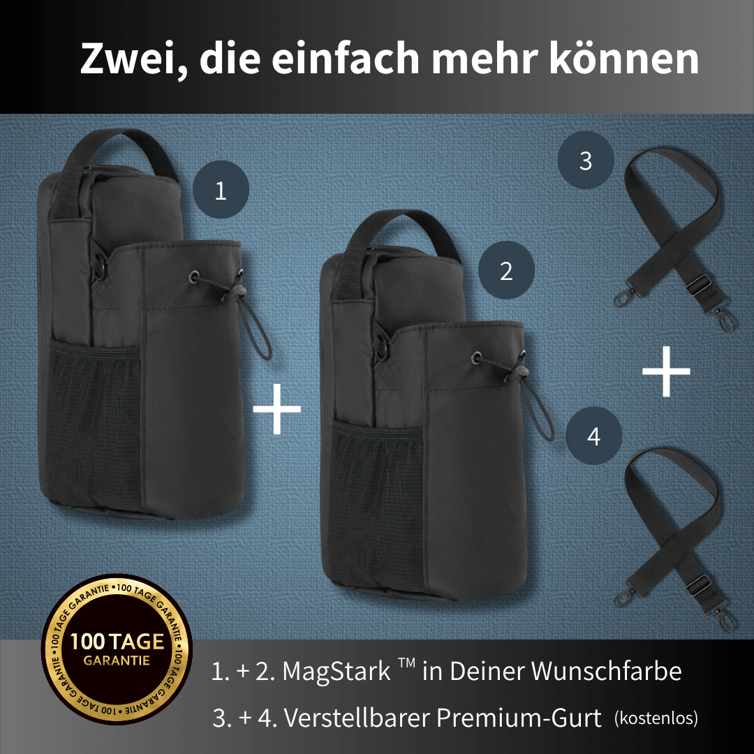 MagStark™ - Stabile Magnettasche schützt deine Wertsachen zuverlässig