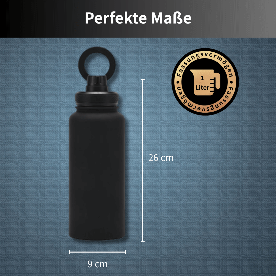 MagThera™ - Innovative Trinkflasche mit magnetischer Smartphone-Halterung