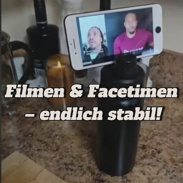 MagThera™ - Innovative Trinkflasche mit magnetischer Smartphone-Halterung